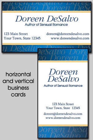 Doreen DeSalvo's business cards - horizontal and vertical